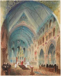 Tynemouth Priory, Innenraum - Vermutliche Restaurierung